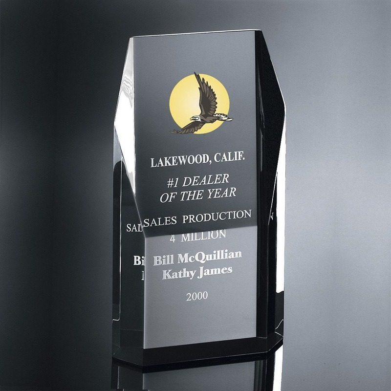 Slant Front Acrylic Award Slant Front Acrylic Award