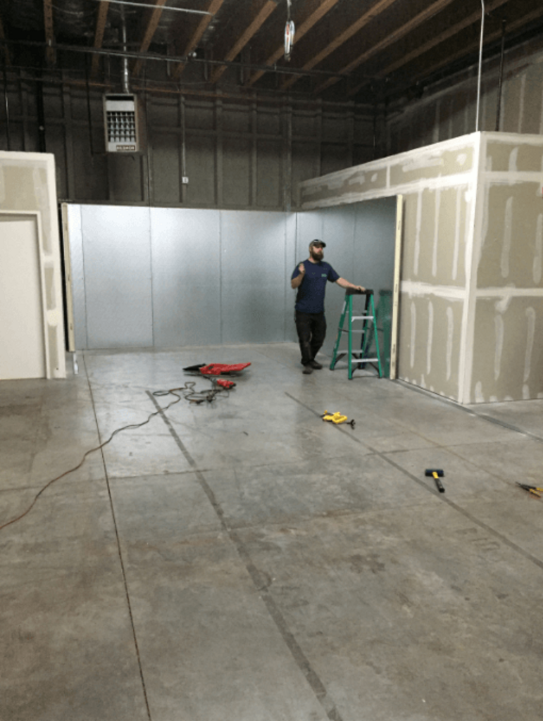 Walk-In Cooler Install #2