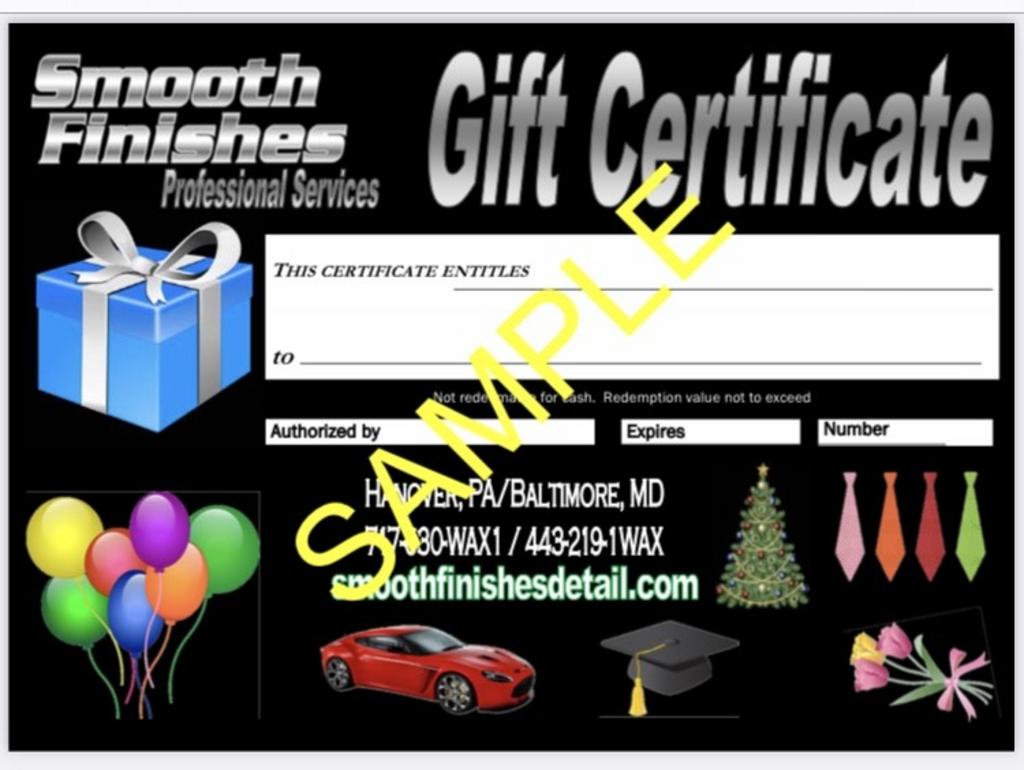 glassparency Gift Certificate