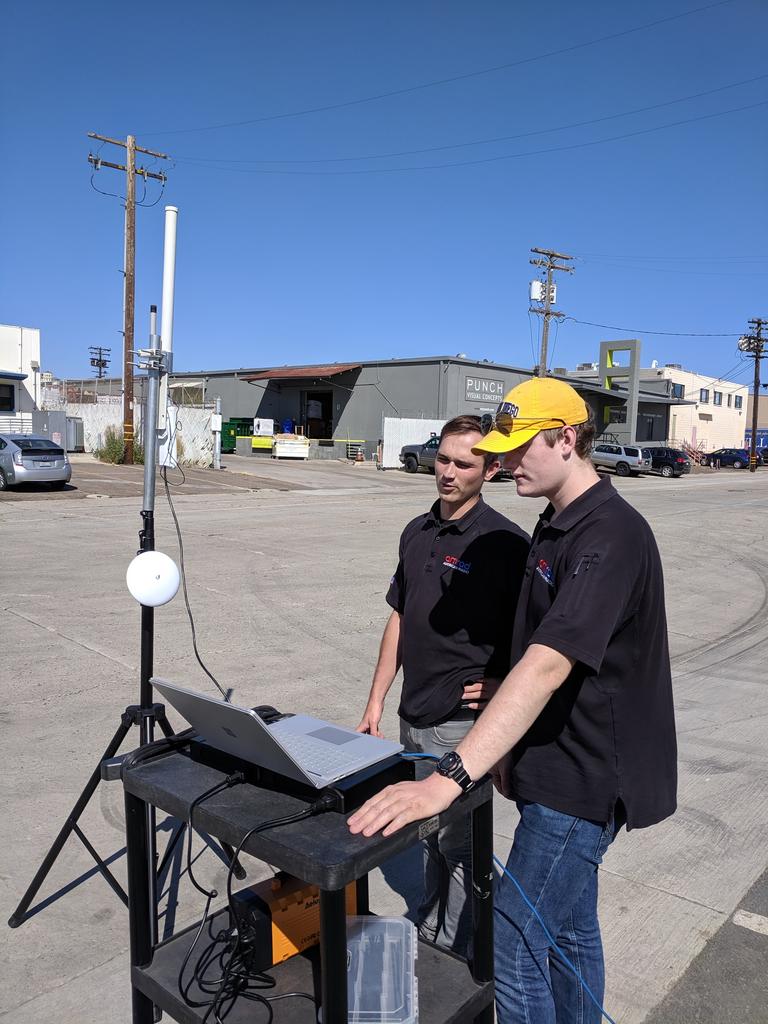 Sycuan firefighter having a little fun testing the radios