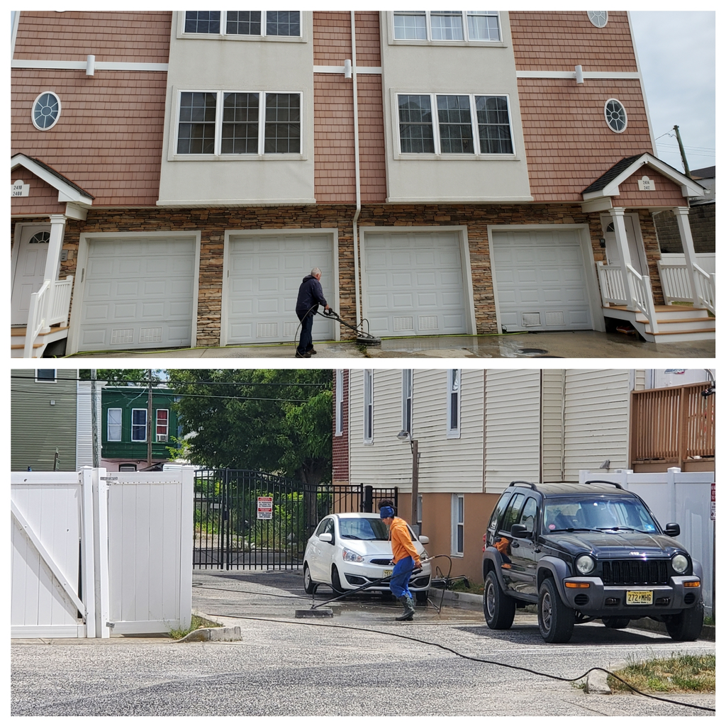 Parking Lot & Curb Power Washing