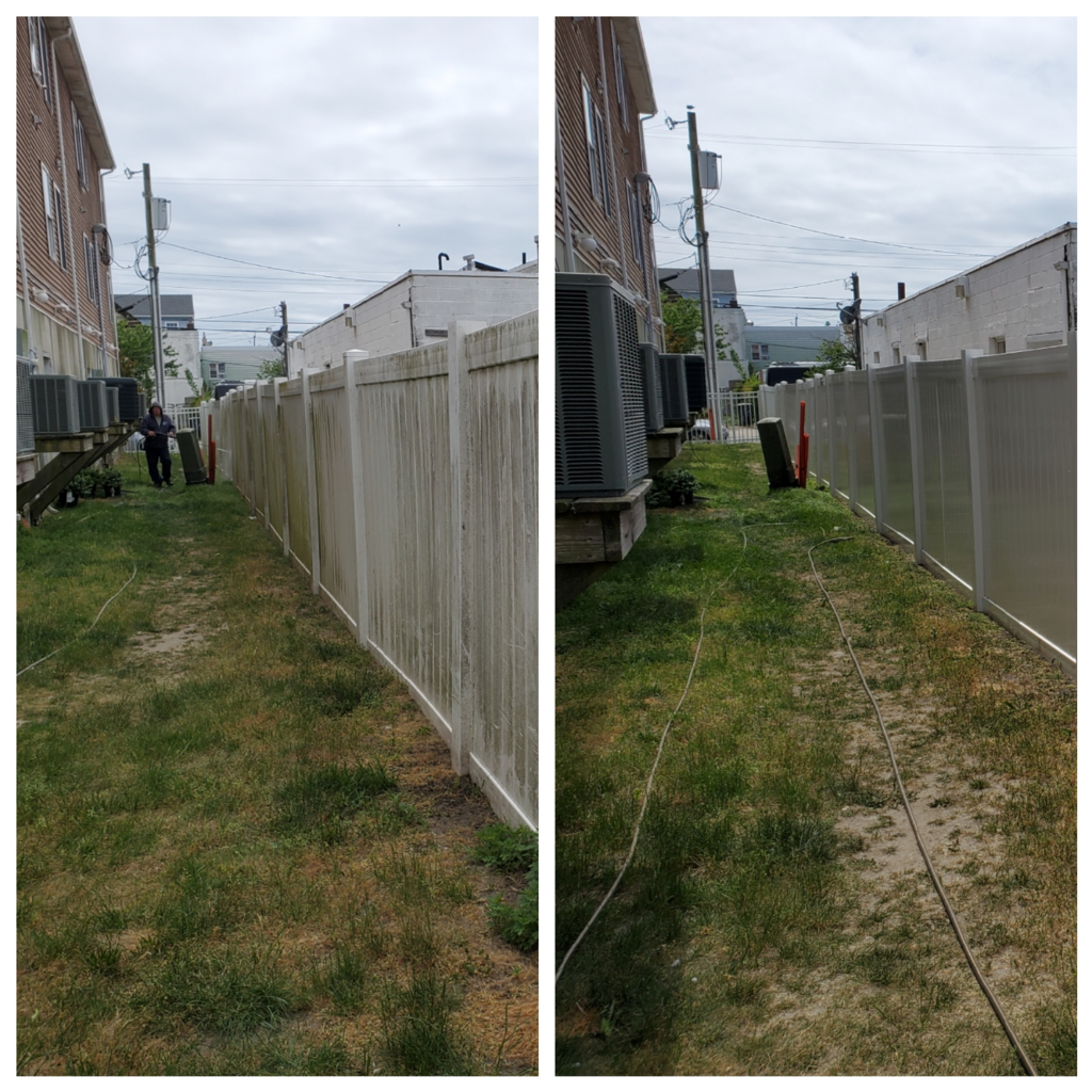 600 feet of Fencing Power Wash