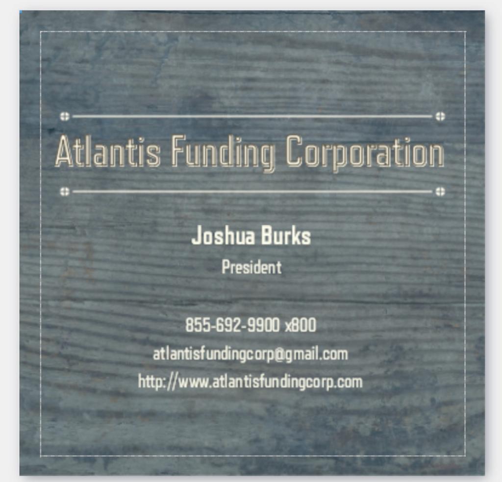 Real Estate Atlantis Funding Corporation Investment Service In Irvine Ca