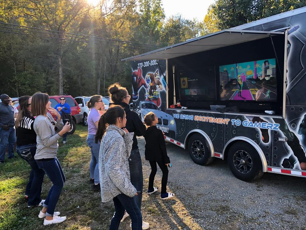 game truck with laser tag