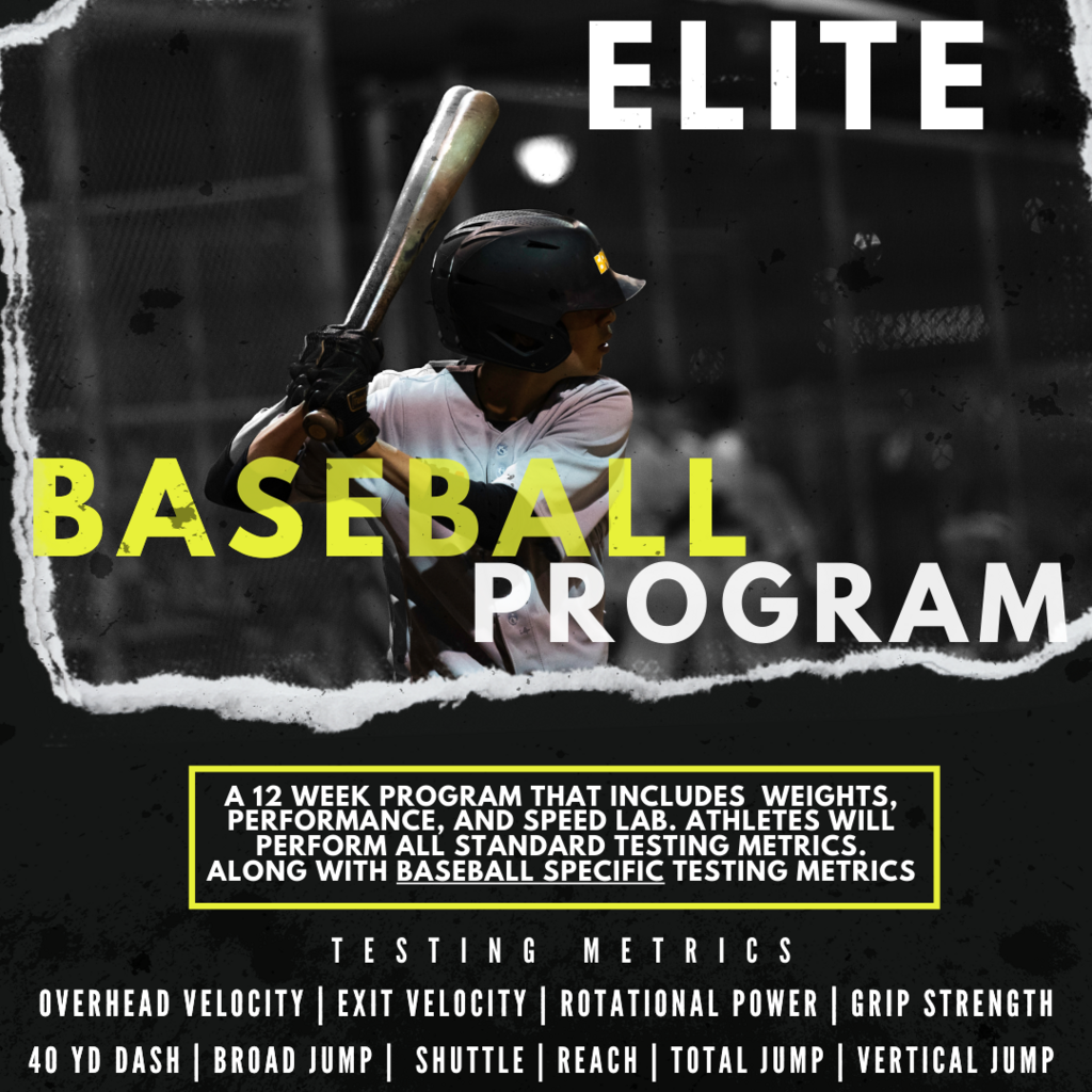 12 Week Elite Program With Sport Specific Testing