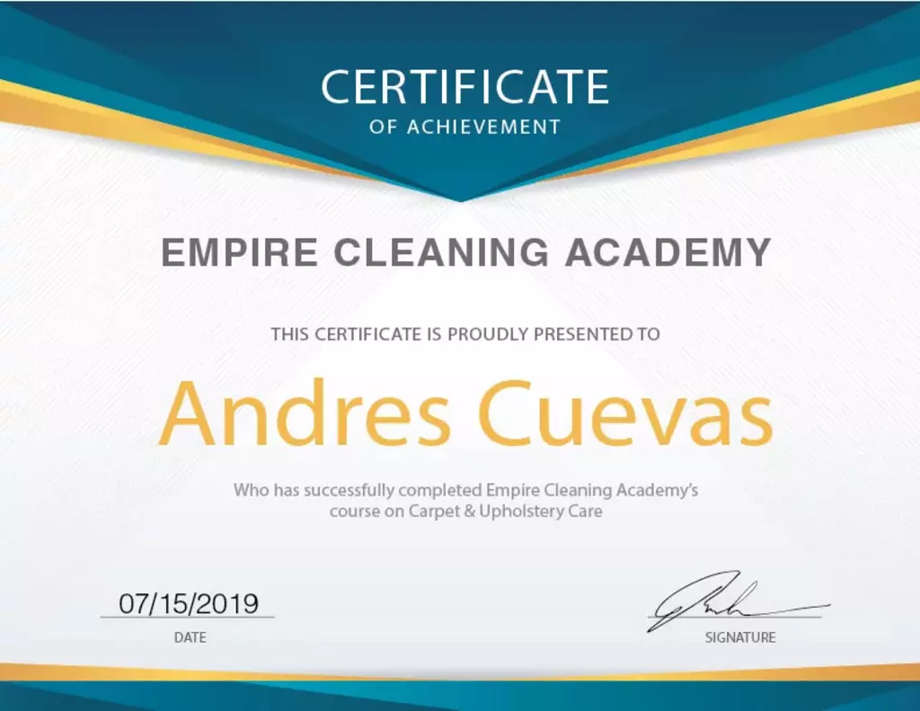 Certificate of Achievement