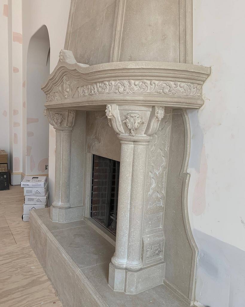  CAST STONE MANTELS