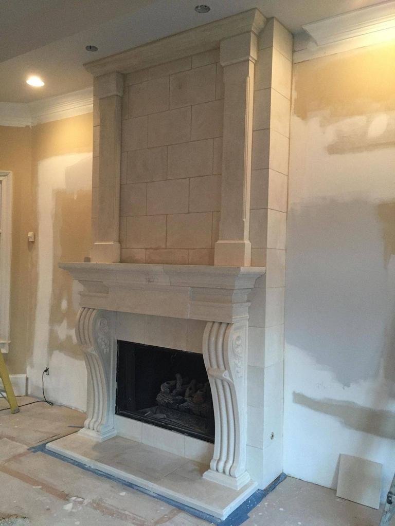  CAST STONE MANTELS