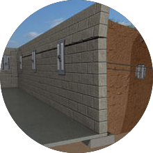 3D graphic of wall 3D graphic of wall