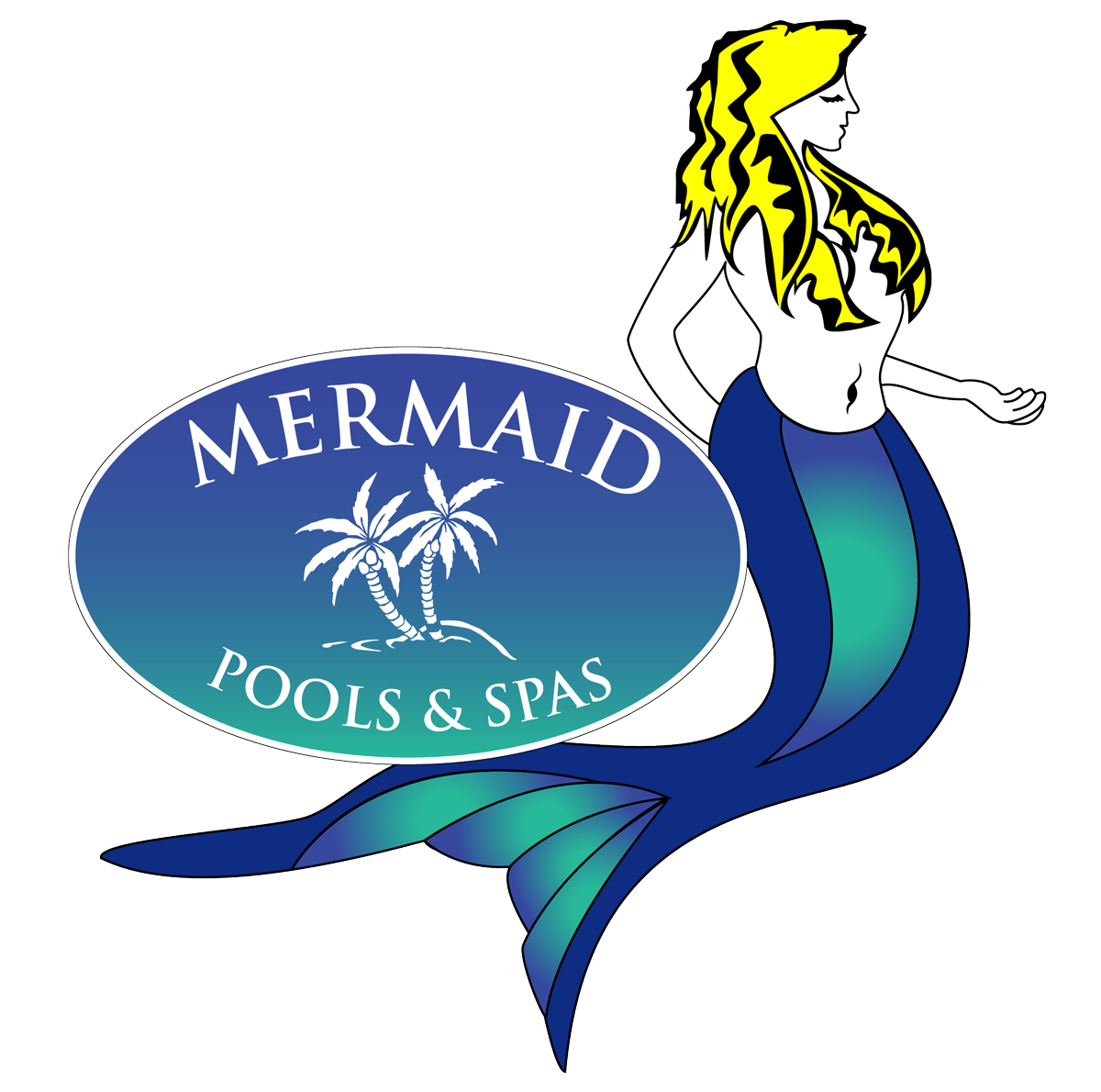 mermaid pools & spas logo