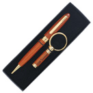 Rosewood Pen & key Chain Set Rosewood Pen & key Chain Set